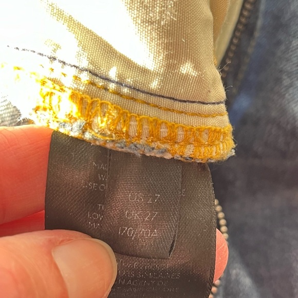 Pilcro Anthropologie Blue Skinny Distressed Jeans, 27 - Picture 9 of 10